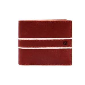 학생 지갑 반지갑 남자 정장 라인 카드 브라운