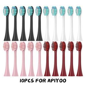 APIYOO P7/Y8/SUP/G7/T1/Moon 전동 칫솔 헤드 교체 소프트 듀폰 강모 딥 클리닝 진공 패키지 노즐