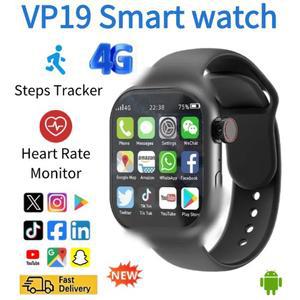 최신 세대 VP19 스마트워치 안드로이드 iOS 지원 4G 전체 네트워크 WiFi 독립 SIM 카드 회전 카메라 GPS