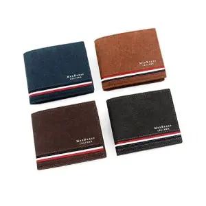 남성지갑 카드지폐 배색라인 수납 반지갑 동전포켓