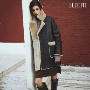 [25FW최신상] 블루핏X로보 스페인 라도마 더블 하프 무스탕 (리버시블)