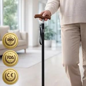 선일의료기 클래식 우드지팡이 노인 어르신 시니어 지팡이 보행보조기구