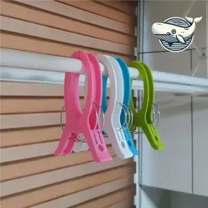 대형 빨래 고정집게 2개 세트 다채로운 색상 신발집게 이불집게 만능집게 이불건조
