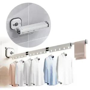 무타공 흡착식 빨래 건조대 화이트 3단 발코니 캠핑 흡착식건조대 흡착빨래건조대