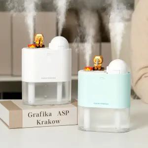 카카오프렌즈 이글루 듀얼 무선 가습기 휴대용 탁상용 무드등 저소음 미니 가습기