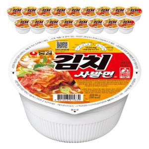 농심 김치사발면, 86g, 18개