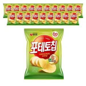 농심 포테토칩 오리지널, 60g, 20개