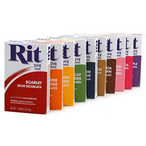 [열린화방]Rit Dye 리트다이 파우더(색상선택)/가루염료/가정용염료