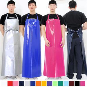 양면 코팅 방수앞치마(소,중,대) 색상15종 비닐앞치마 우레탄 주방 업소용 국내제작원단