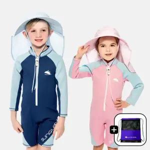 [썬글레이드] 자외선차단 체온보호 네오프렌 수트 원피스 수영복