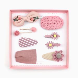 채니봉봉 살랑 인디핑크 헤어핀세트 유아헤어핀