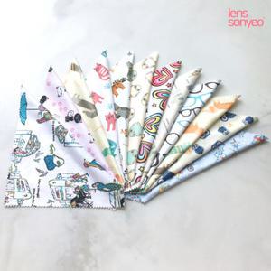 렌즈소녀 그림 안경닦이 세트 30장 50장 안경수건