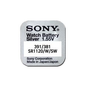 무라타(소니) 시계건전지 시계배터리 391 SR1120SW 1.55V