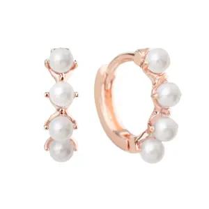 14K 금침 이어링 그레타 볼 진주 심플 원터치 링 귀걸이