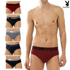 플레이보이 남자 삼각팬티 5종세트 85-130사이즈 남자팬티 세트