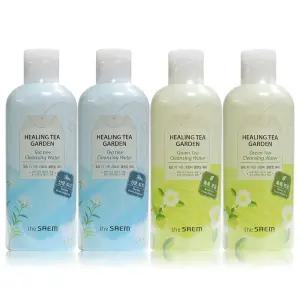 더샘 힐링티 가든 클렌징워터 300mlx4ea 티트리2개+그린티2개