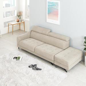 미젠시아 JADE 아쿠아텍스 3인용소파+스툴