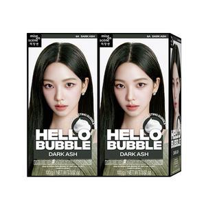 미쟝센 뉴 헬로버블 염색약 5A 다크애쉬그레이 2개