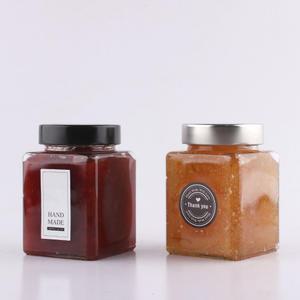 프리미엄 사각500ml 42개 밀폐유리병 잼병 과일청병 청병 꿀병 젬병