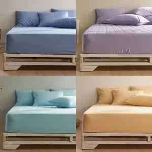 [샤이닝홈] 순면 누빔 알러지케어 매트리스커버 S/SS/Q/K 침대패드 모음 17style 홑겹 방수 논슬립 라텍스