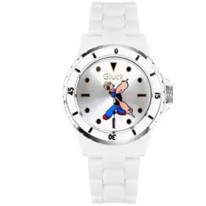 글륵 행운의 뽀빠이 캐릭터 시계 GL3606-SVWH 본사정품