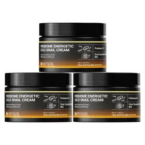 닥터마이스킨 프리바이옴 에너제틱 골드 스네일 크림 90ml x 3개/달팽이크림/수분/영양/탄력