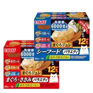 이나바 마구로쥬레 유산균 버라이어티 65g 12개입 고양이간식