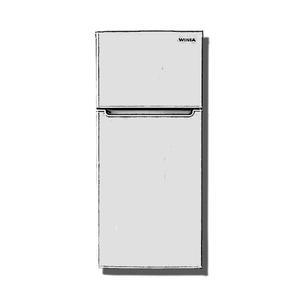 위니아 2도어 소형 가정용 사무실 오피스텔 기숙사 원룸 냉장고 155L NKRB151CDW