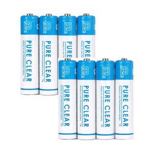 퓨어클리어 AAA 950mAh 충전지 8알 케이스포함 건전지 배터리