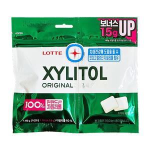 롯데 자일리톨 껌 오리지날 리필 115g,GUM 입가심
