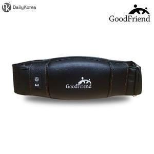 굿프렌드 복부 마사지기 MH-M11 블랙 온열 진동 뱃살 강타 허리 D