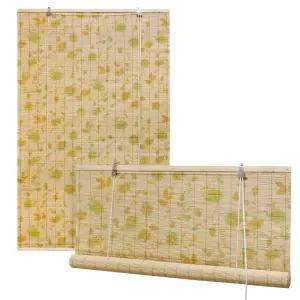 그림 자동문발 SI 대나무 블라인드 햇빛 가리개 커튼발 베란다 창문 현관 출입문 가림막