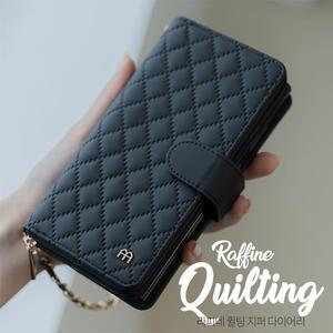 갤럭시 S23 울트라 S22 S21 S20 플러스 노트20 10 9 A34 퀀텀4 A24 퀼팅 카드 지폐 수납 지퍼 월렛 케이스