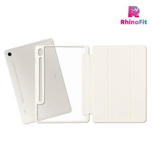 라이노핏 (갤럭시탭 S9) 클리어쉴드 북커버 케이스