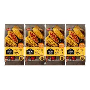 [소비기한 임박] 동원 퀴진 크리스피 핫도그, 400g, 4개