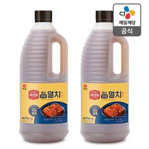 [CJ제일제당][본사배송] 하선정 국산 명품멸치액젓 3kg X 2개
