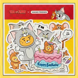 카카오프렌즈 톰과제리 데코 스티커팩 춘식이 라이언