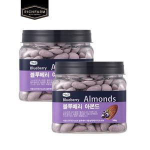 [리치팜너트]블루베리아몬드 340g x 2통