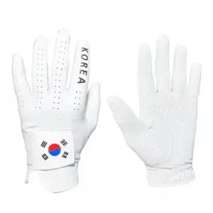 국가대표 태극기 타공 올양피 골프장갑 남성여성