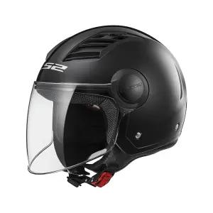 LS2 OF562 AIRFLOW GLOSS BLACK LONG 블랙 오픈페이스 헬멧