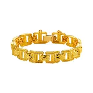 갤러리아 남자 순금 팔찌 체인 포세이 24K 37.5g 18K장식