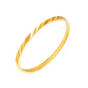 갤러리아 여자 순금 실 반지 사선 컷팅 24K 0.75g 애끼 검지