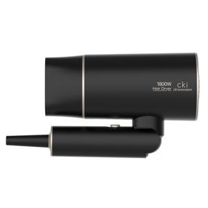 [CKI]-D811 블랙골드 1800W 고출력 고풍량 접이식 헤어드라이기