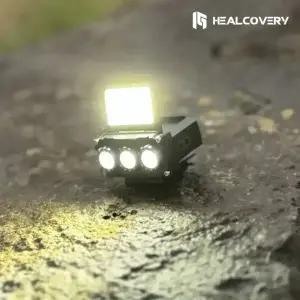 힐커버리 충전식 센서 LED 헤드랜턴 캡라이트 등산 낚시 해루질 멀티플빔 HC300