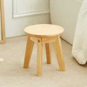 모던 원형 미니 원목스툴 화분 스툴 의자 소품