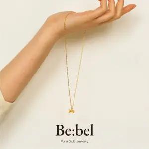 순금목걸이 3.75g 24k 디자인 컷 리본 비벨 한돈 1돈