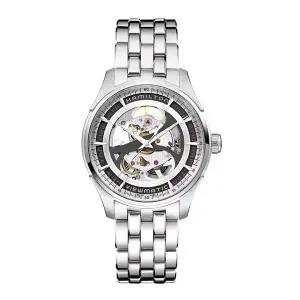 해밀턴 남성 메탈 시계 재즈마스터 스켈레톤H42555151