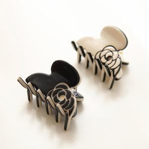 [바이데이지] 프랑스 로즈 큐빅 미니 집게핀 Bh0887