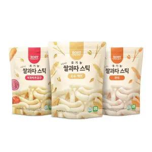 [로지오가닉] 유기농 쌀과자 스틱 8봉