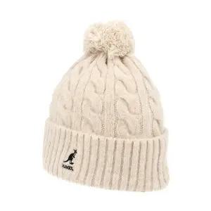 [캉골] K4460SM BEIGE 케이블 니트 폼폼 비니